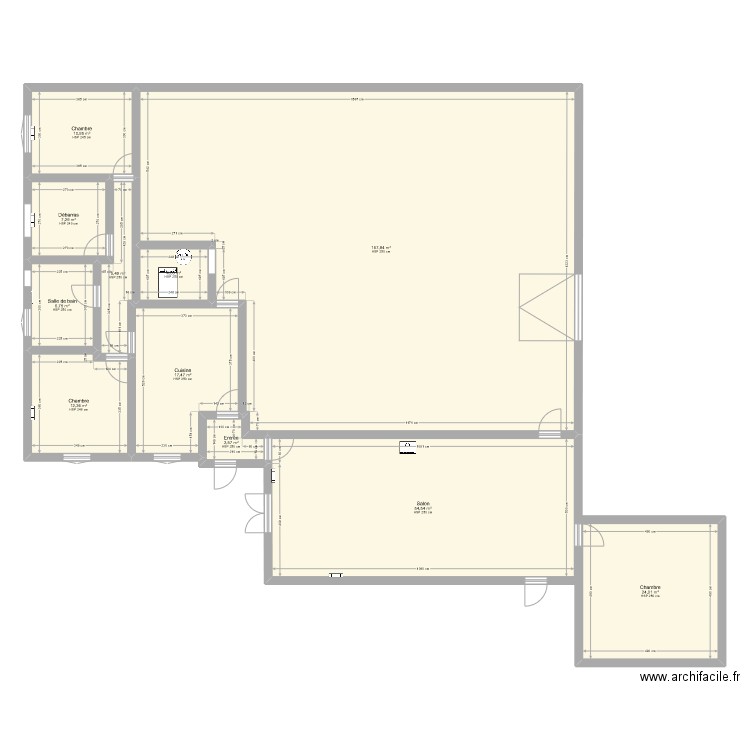 Maison St Sauveur. Plan de 11 pièces et 314 m2