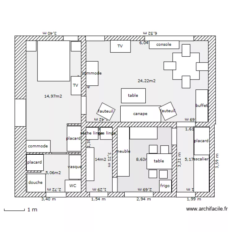 maman1. Plan de 