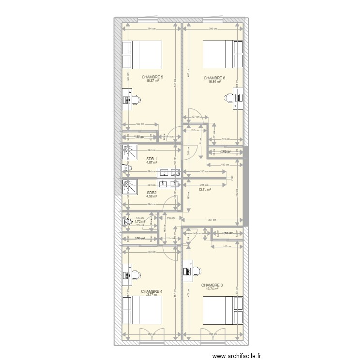 Immeuble - Pirog - Saint Papoul. Plan de 0 pièce et 0 m2
