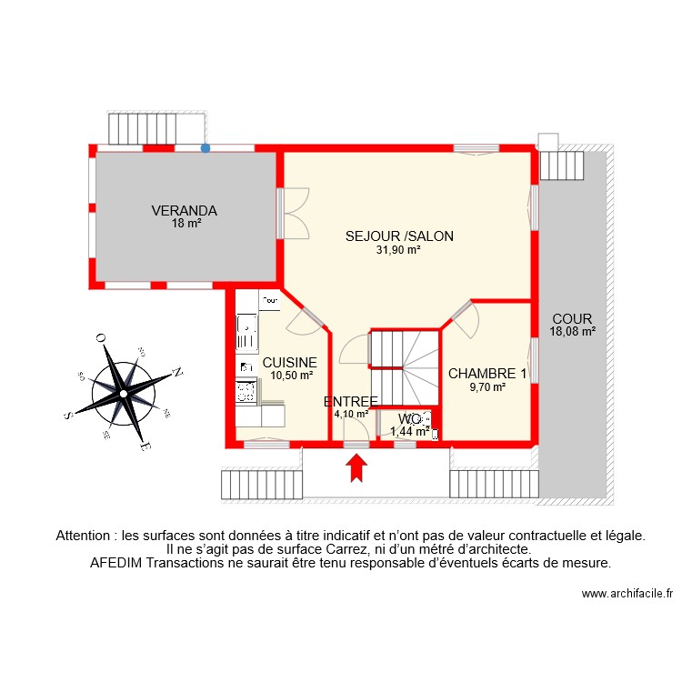 BI 7756 RDC PASCAL. Plan de 0 pièce et 0 m2