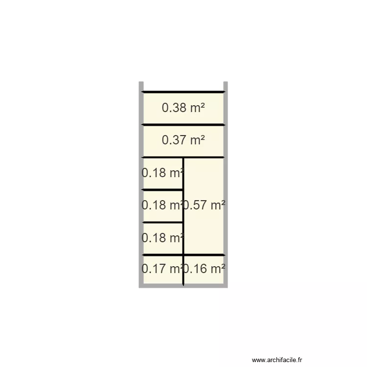 dressing 1er. Plan de 