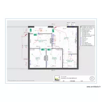 Plan electrique depot 1er &eacute;tage