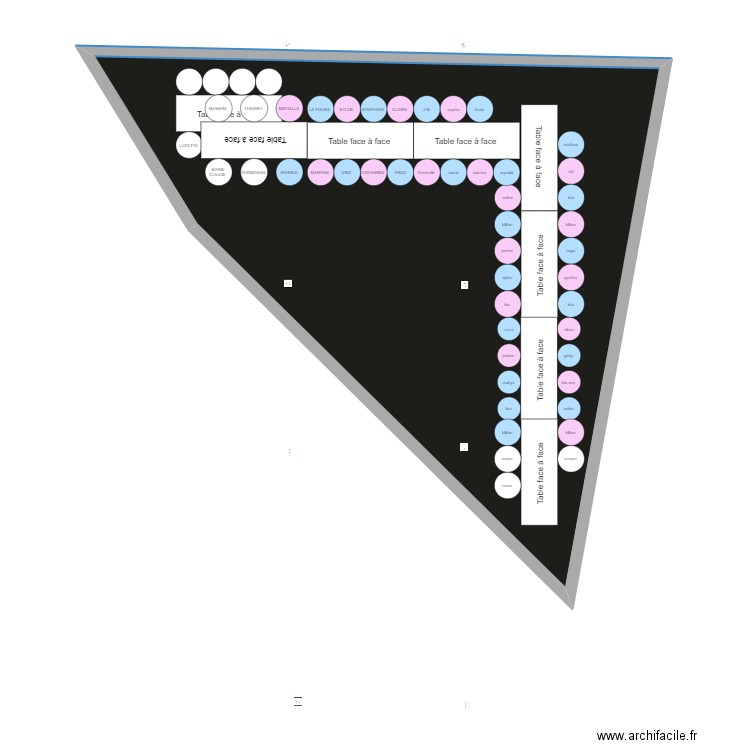 loic petit. Plan de 1 pièce et 96 m2