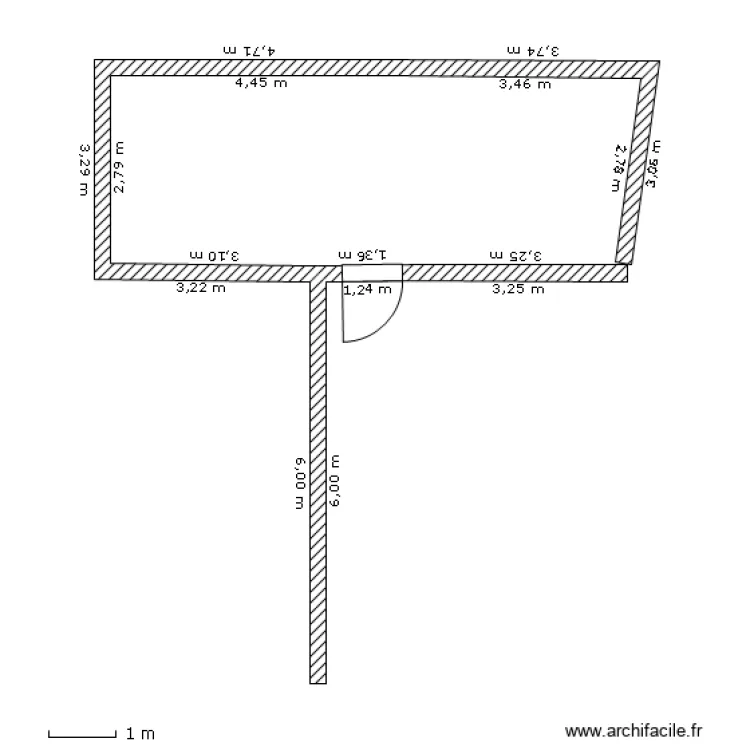 second essai. Plan de 