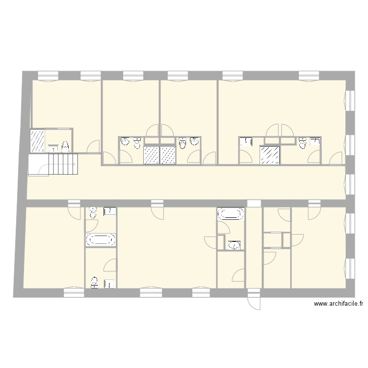 RodinEtageProjet. Plan de 0 pièce et 0 m2