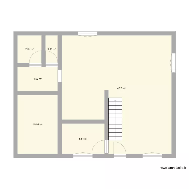 MAISON. Plan de 