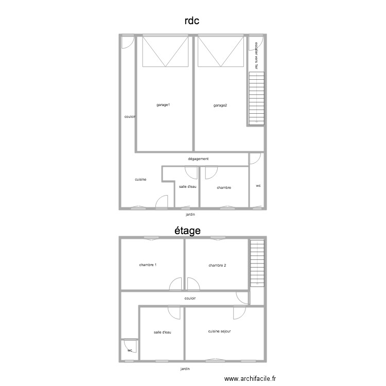  bocquier. Plan de 0 pièce et 0 m2