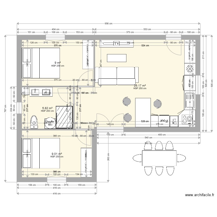 Maison LH. Plan de 0 pièce et 0 m2