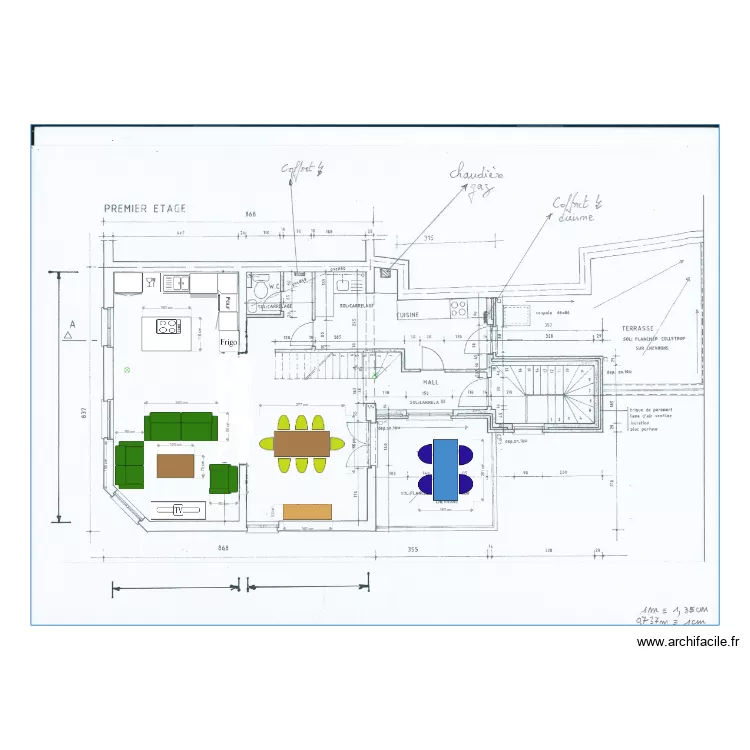 Meubles 1etage Version1. Plan de 