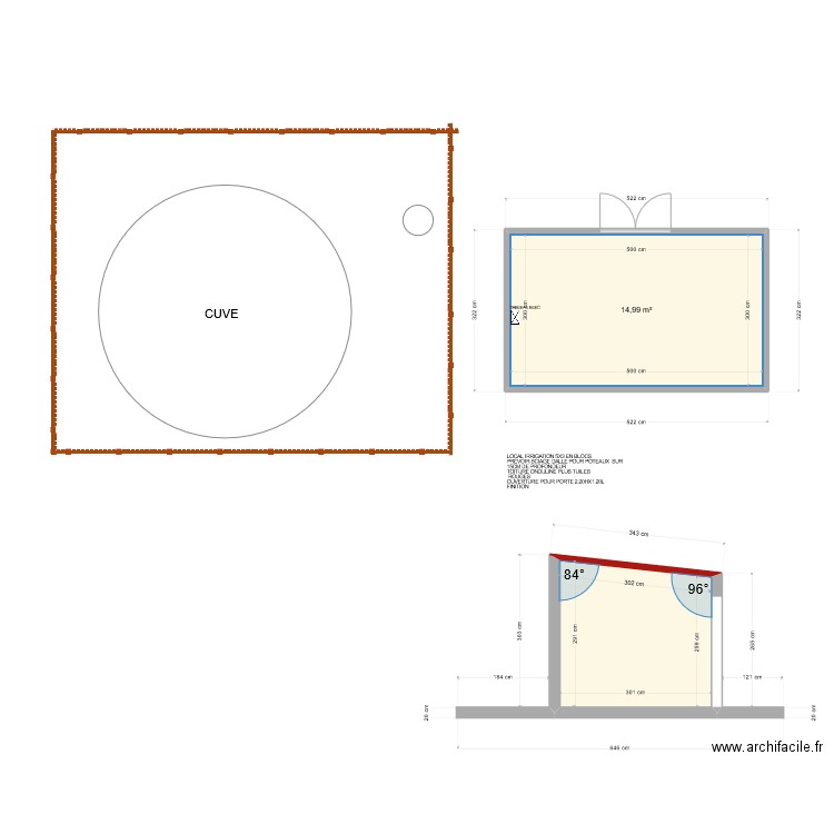 LOCAL IRRIGATION LAFAGE. Plan de 0 pièce et 0 m2