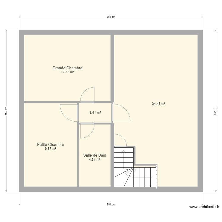 MAISON. Plan de 0 pièce et 0 m2