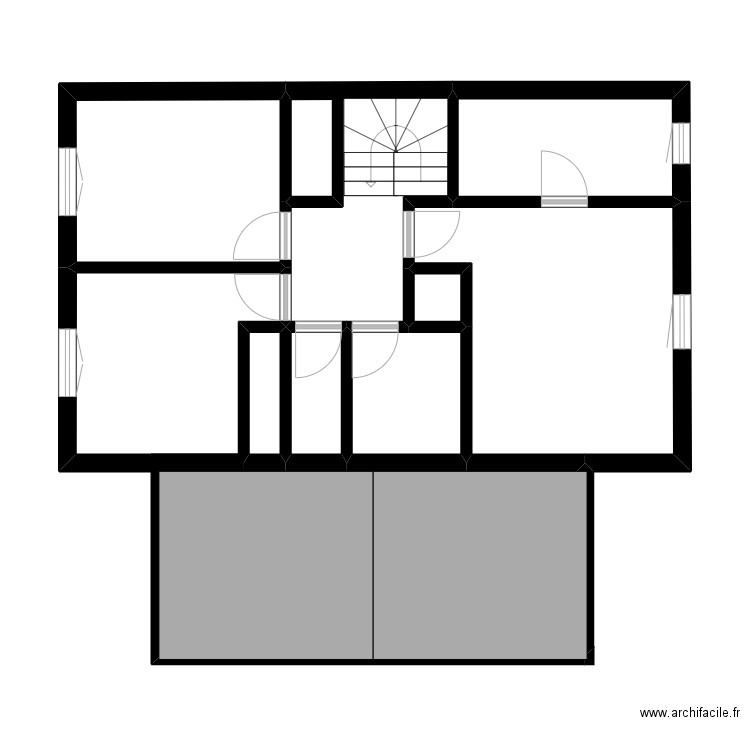 SERME. Plan de 17 pièces et 115 m2