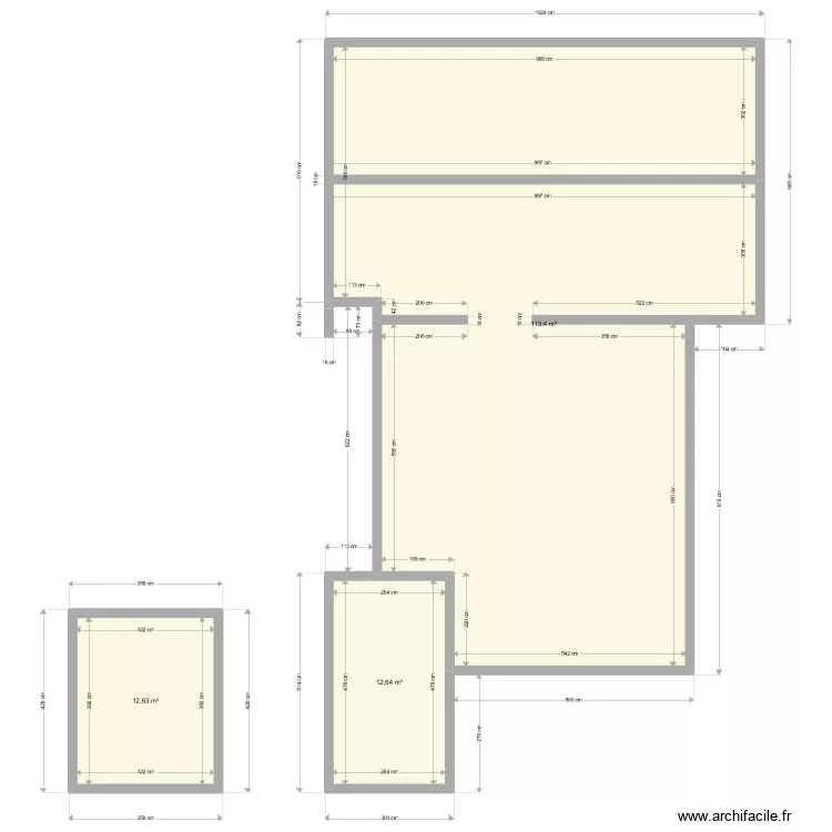 FDF 23LOT CARRIERE. Plan de 