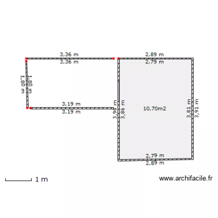 Rez de Chauss&eacute;e. Plan de 