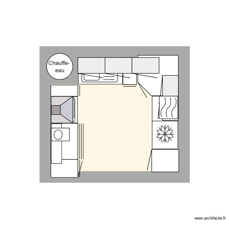 Cuisine - Plan dessiné par anifee