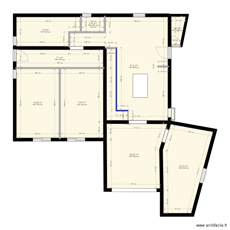 RENOV 2022 LALLEMANT. Plan de 10 pièces et 108 m2