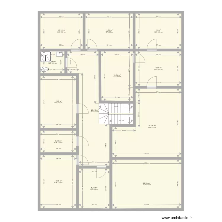 villa aout 05. Plan de 