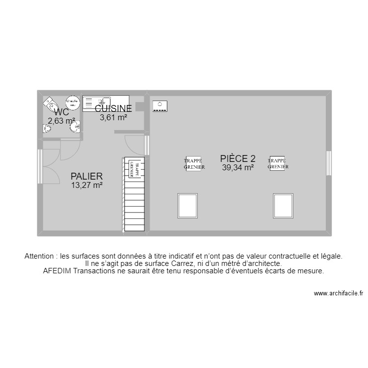 BI 16396 - . Plan de 29 pièces et 345 m2