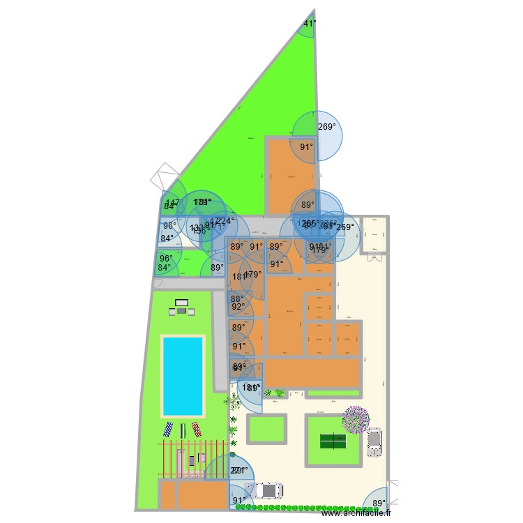 chezouam. Plan de 0 pièce et 0 m2