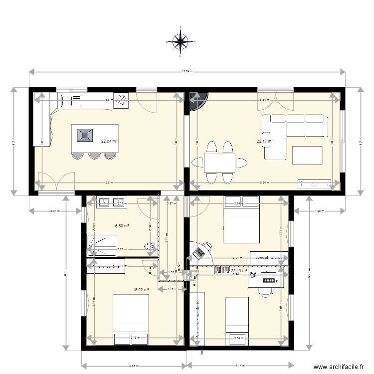 plan t4 julia ARRAS. Plan de 0 pièce et 0 m2