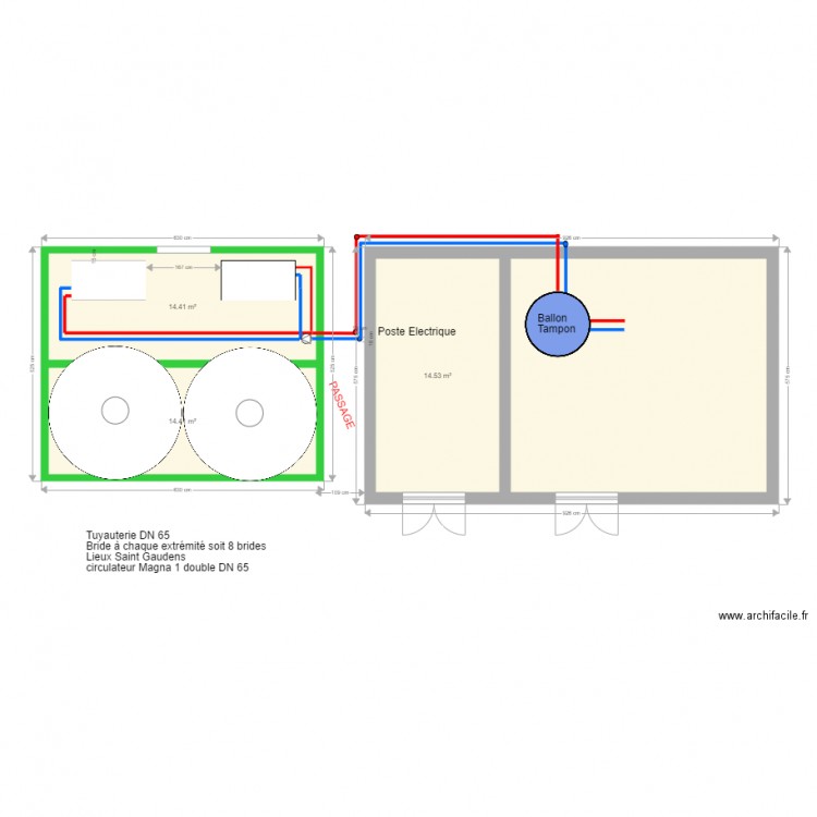 Boowling Saint Gaudens V2. Plan de 0 pièce et 0 m2