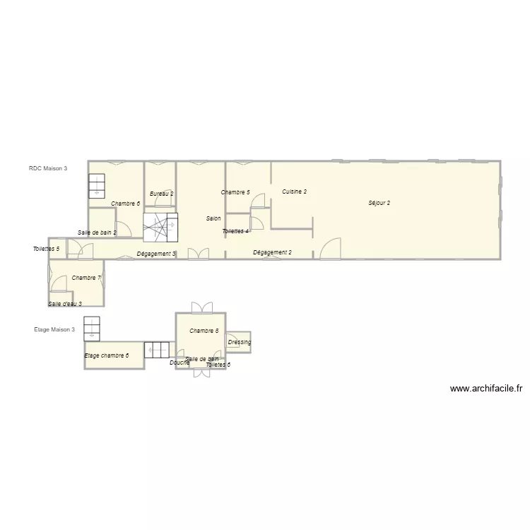 Croquis Maison 2. Plan de 