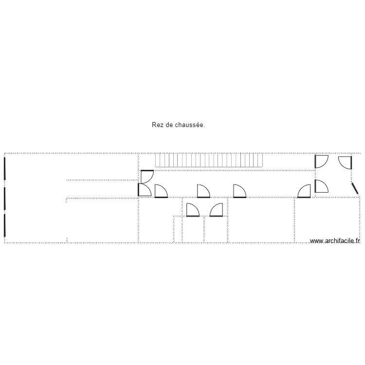 maison rez leray. Plan de 