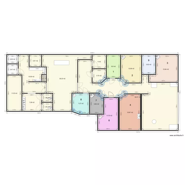 Bien Etre Les Menuires 2 new. Plan de 