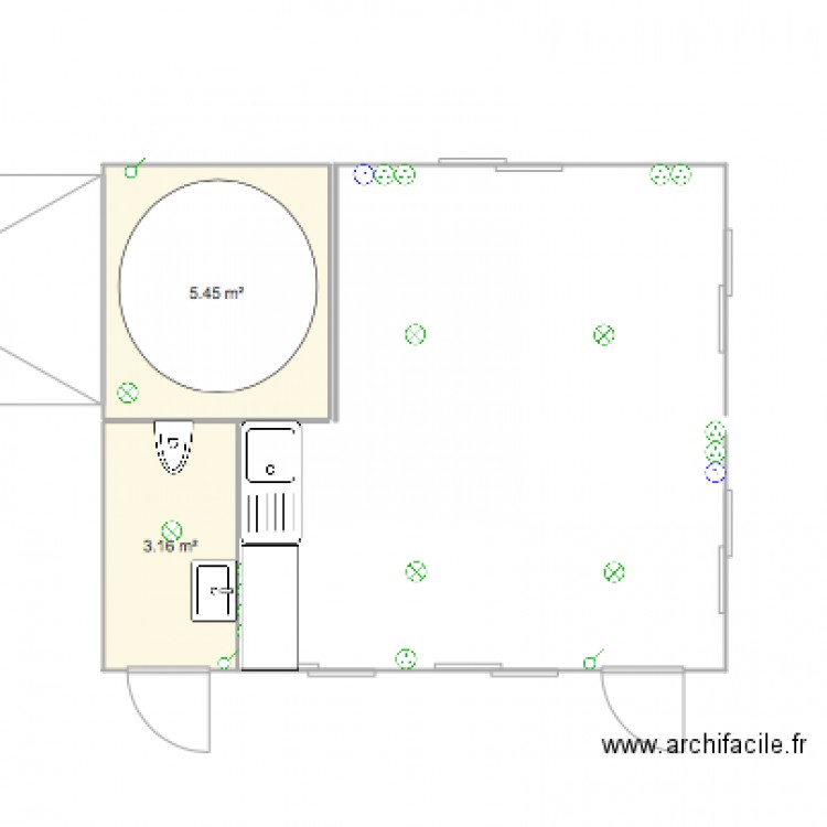  repos express des iles 2. Plan de 0 pièce et 0 m2