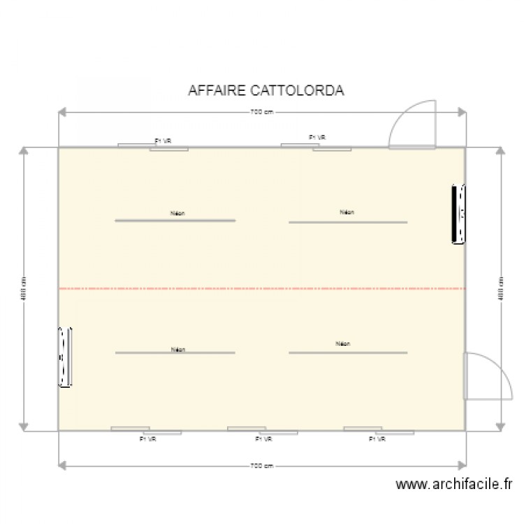 AFFAIRE COTTALORDA. Plan de 0 pièce et 0 m2