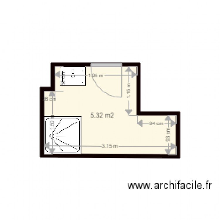 le brun . Plan de 0 pièce et 0 m2