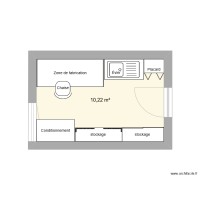Plan du laboratoire de transofrmation cosmétique