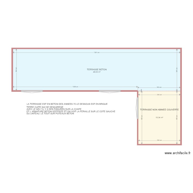 NOWAK. Plan de 2 pièces et 63 m2