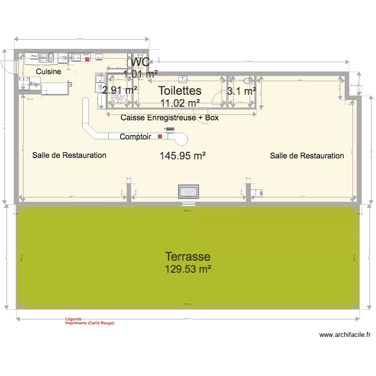 Le Paprika Bar Brasserie Popina. Plan de Le Paprika Bar Brasserie Popina. Plan de