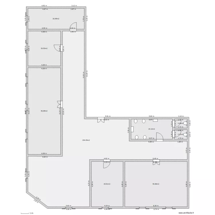 Pouponni&egrave;re. Plan de 