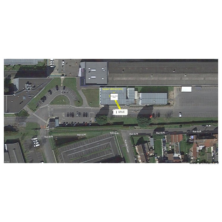 grutage . Plan de 0 pièce et 0 m2