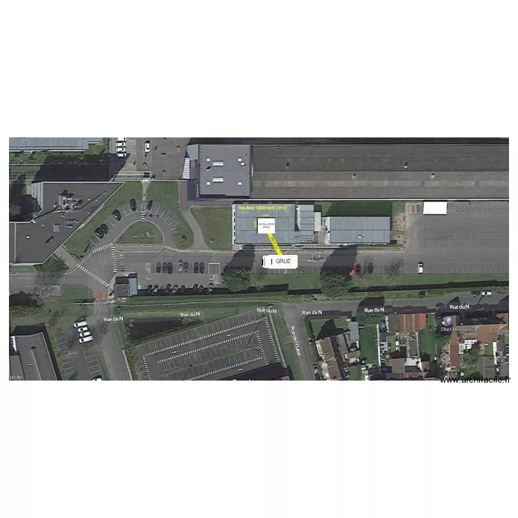grutage . Plan de grutage . Plan de