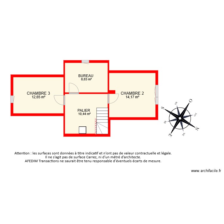 BI 7983 ETAGE PASCAL. Plan de 0 pièce et 0 m2