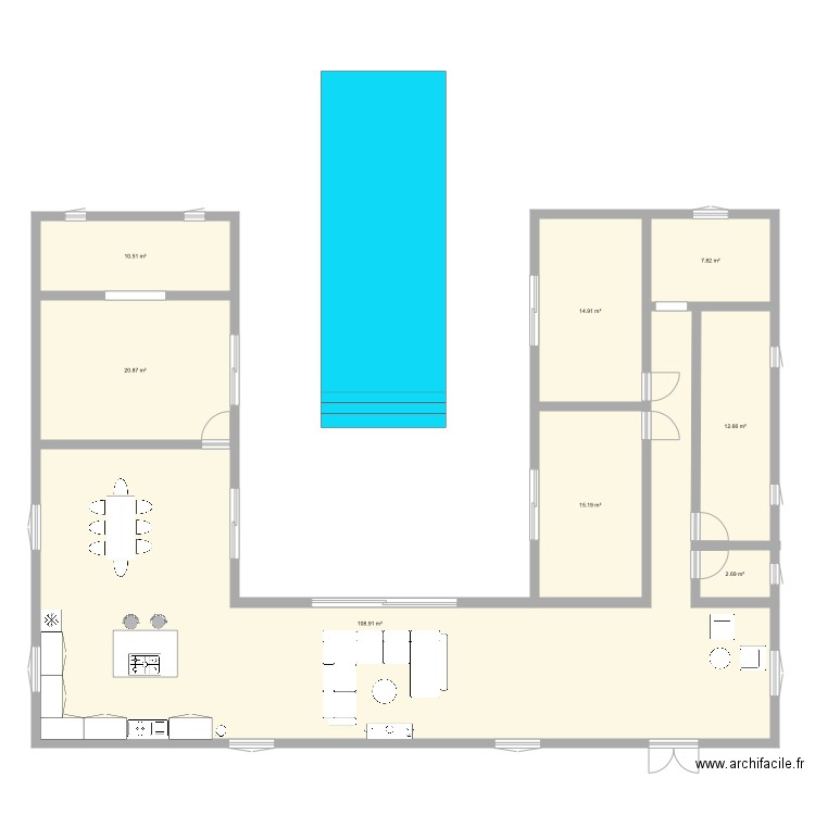 maison . Plan de 0 pièce et 0 m2