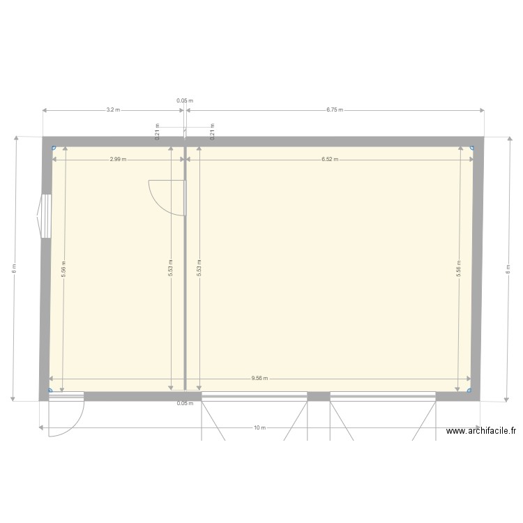 GARAGE. Plan de 0 pièce et 0 m2