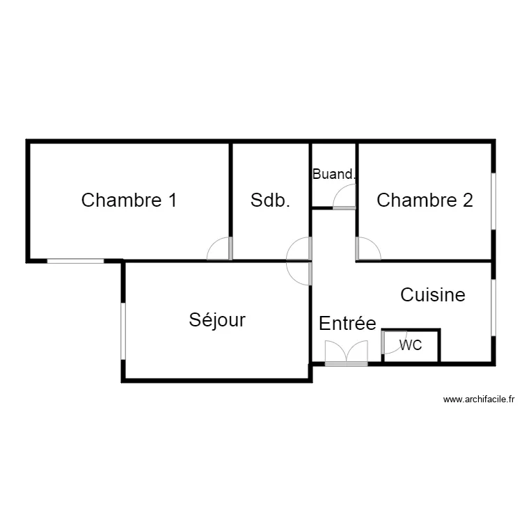 SAUVAN plan actuel. Plan de 