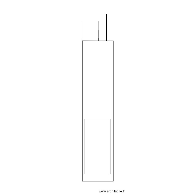 poteau Portail. Plan de 0 pièce et 0 m2
