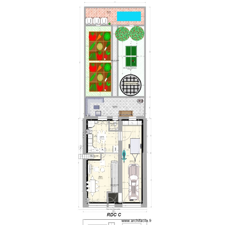 Luxeuil RDC C. Plan de 13 pièces et 181 m2