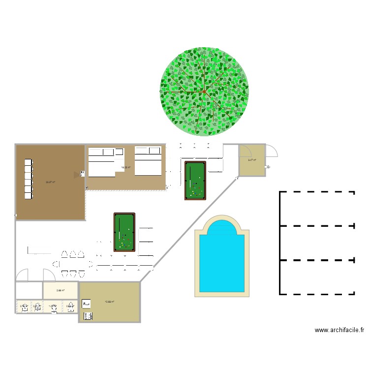 endroit public. Plan de 0 pièce et 0 m2