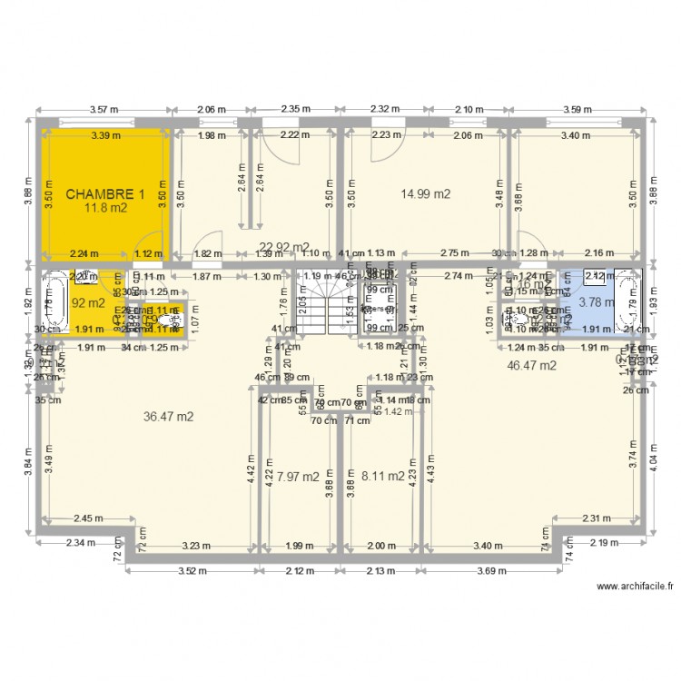 square Gille DEUXIEME etage. Plan de 0 pièce et 0 m2