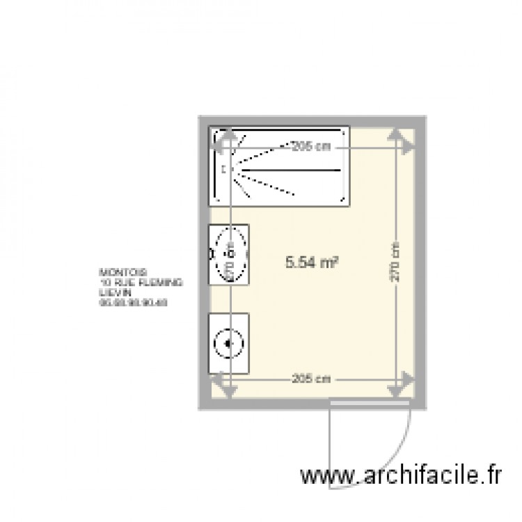 MONTOIS . Plan de 0 pièce et 0 m2