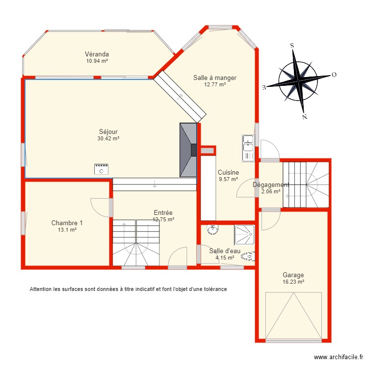 BI 4750 rdc non côté. Plan de 0 pièce et 0 m2