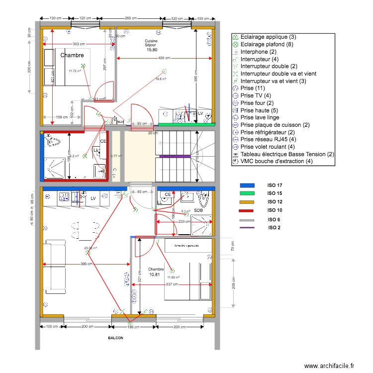 LOT B pour ISO PLACO 21 AOUT 2020. Plan de 0 pièce et 0 m2