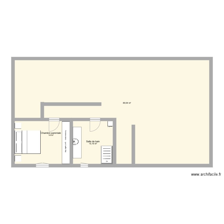 maison soumensac 2. Plan de 3 pièces et 114 m2