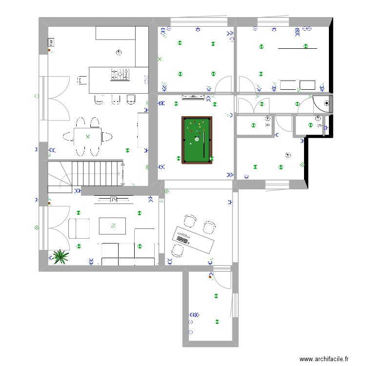appart kro et jerry. Plan de 0 pièce et 0 m2